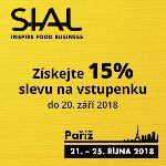 SIAL PA͎ 2018 - Zskejte 15% slevu na vstupenku!