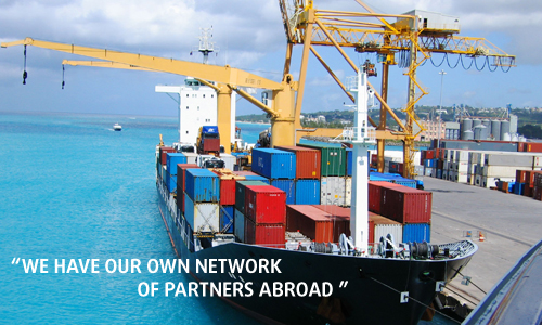 WE HAVE OUR OWN NETWORK OF PARTNERS ABROAD